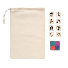 OBG PUB - Set de 8 tampons de noël en bois Stampya