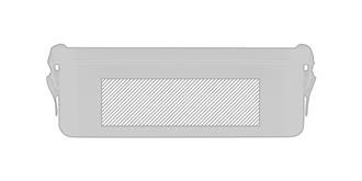 Boîte à lunch de 1200 ml en acier inox Sujoa - Impression Droite