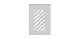 Cadre trophée en cristal avec boîte Blary - Marquage Verso