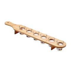 Lot de 6 verres à shot avec plateau Inarye