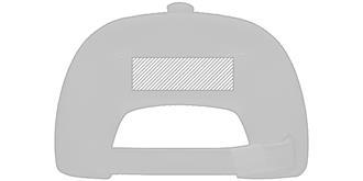 Casquette de baseball classique coton Biccra - Marquage Verso