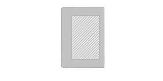 Carnet A5 avec couverture en similicuir Mamua - Marquage Verso