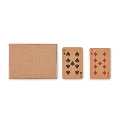 Set de 2 jeux de cartes en papier recyclé Arifo