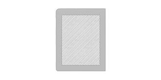 Conférencier A4 en PET recyclé Cahora - Marquage Verso