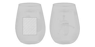 Set de 2 verres de noël en verre Noyra - impression sur le 1er article