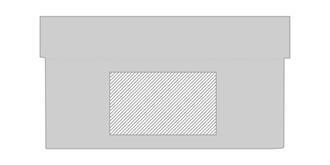 Set de 2 verres de noël en verre Noyra - Impression Gauche