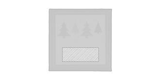 Boule de Noël en polystyrène avec boîte Snocky - Impression Haut