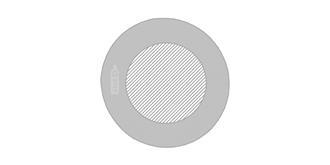 Sous-verres en PET recyclé avec support Bahira - impression sur le 1er article