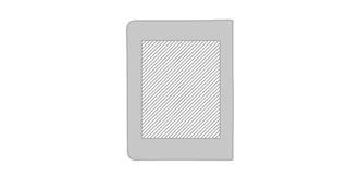 Conférencier A4 bicolore en PET Foldera - Marquage Verso