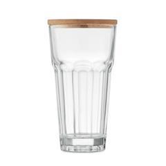 Verre avec couvercle en bambou Siempro