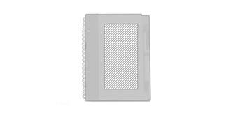 Carnet avec couverture en papier kraft Masimov - Marquage Recto