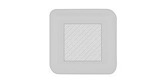 Set 4 glaçons en acier inoxydable Punkas - Marquage Recto