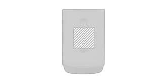 Tasse en verre 400 ml avec base en liège Lisoky - Marquage Recto