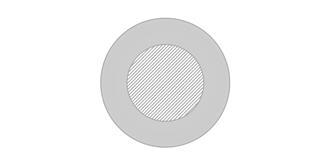 Petit chargeur sans fil en polyéthylène Wirely - Marquage Recto