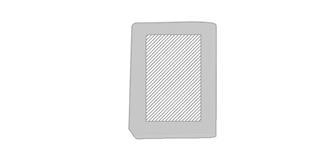 Carnet de notes A6 en papier recyclé Bully - Marquage Verso