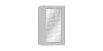 Carnet de notes A6 couverture en Similicuir Semos - Marquage Verso