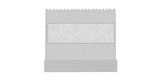 Grattoir à glace en bambou Sakota - Marquage Recto