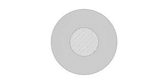 Chargeur téléphone sans fil en ABS Platos - Impression Haut