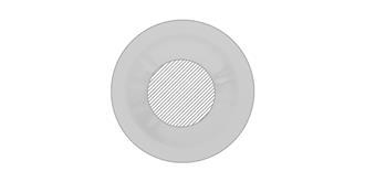 Bouteille à double paroi de 600 ml Aypena - impression sur couvercle