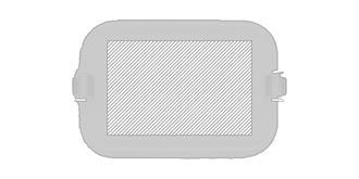 Lunch-box en acier inox de 750 ml Soneak - impression sur couvercle