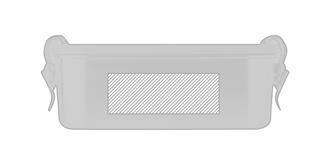 Lunch-box en acier inox de 750 ml Soneak - Impression Droite