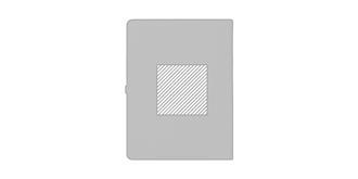 Conférencier en plastique avec chargeur Kayne - Marquage Verso