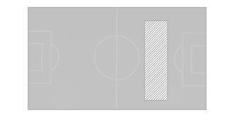 Mini baby-foot en bois avec une balle Futbol - Impression Droite