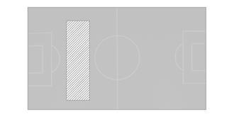 Mini baby-foot en bois avec une balle Futbol - Impression Gauche