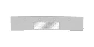 Mini baby-foot en bois avec une balle Futbol - Marquage tranche droite