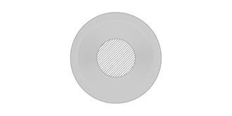 Bouteille en verre de 500 ml Venya - Impression Haut