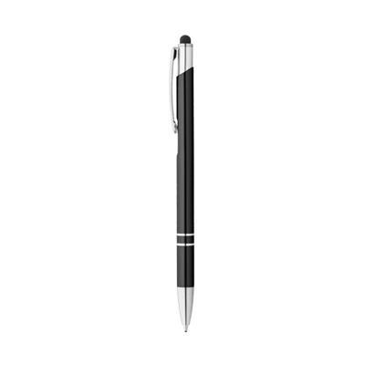 OBG.PUB - Stylo à bille en aluminium Dara Noir Stylo à bille en aluminium Dara Noir