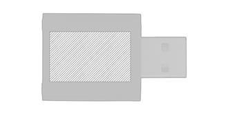 Bloqueur de données USB inkognito - Marquage Recto