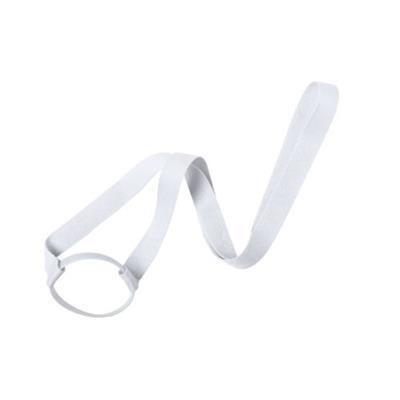OBG.PUB - Lanyard polyester porte verre résistant Friendly Blanc Lanyard polyester porte verre résistant Friendly Blanc