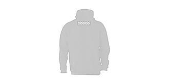 Sweat-shirt à capuche adulte avec poche Adonis - Impression sur etiquette