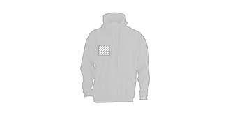 Sweat-shirt à capuche adulte avec poche Adonis - Marquage poitrine droite