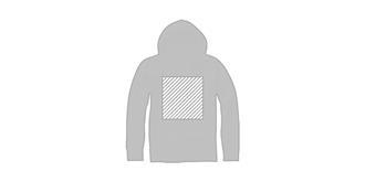 Sweater capuche full zip homme Boreal - Marquage Verso