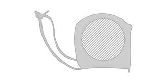 Ruban de 5 mètre flexible écologique Jikody - Marquage Recto