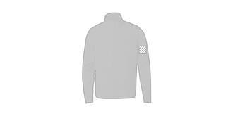 Veste imperméable en PET recyclé Scola - Marquage manche gauche