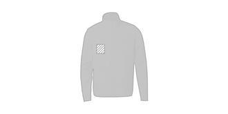 Veste imperméable en PET recyclé Scola - Marquage poitrine droite