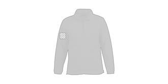 Veste en laine polaire chaude et lisse Higray - Marquage manche droite