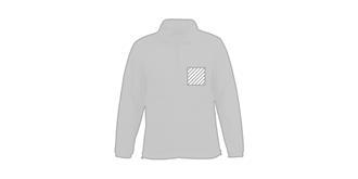 Veste en laine polaire chaude et lisse Higray - Marquage poitrine gauche