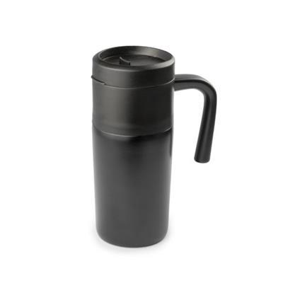 Mug isotherme 400ml gris noir