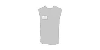 T-Shirt respirante pour adulte en polyester Sunie - Marquage poitrine droite