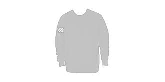 Sweat-Shirt unisexe pour adulte en polyester Kroby - Marquage manche droite