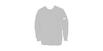 Sweat-Shirt unisexe pour adulte en polyester Kroby - Marquage manche gauche