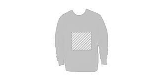 Sweat-Shirt unisexe pour adulte en polyester Kroby - Marquage Recto