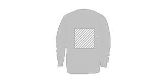 Sweat-Shirt unisexe pour adulte en polyester Kroby - Marquage Verso