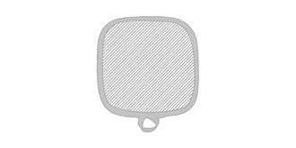 Manique de cuisine en polyester Kalmon - Marquage Recto