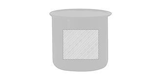 Tasse métallique 380 ml aspect robuste Wilenye - Marquage Recto