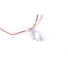 Collier attrayant en cristal taillé Fiyila